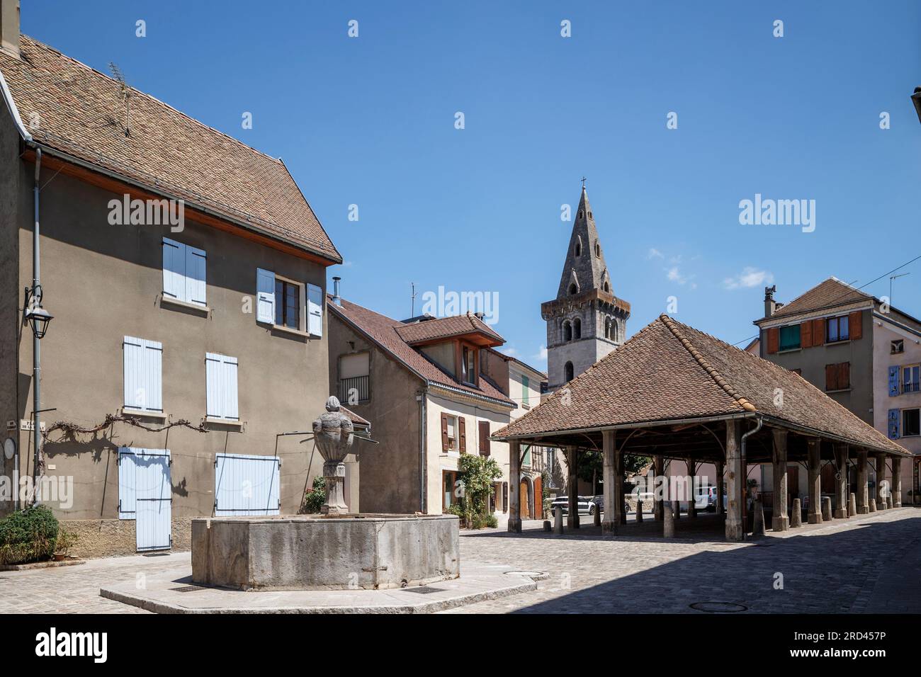 Les Halles in Mens Trieves Grenoble Isere Auvergne-Rhone-Alpes France Stock Photo