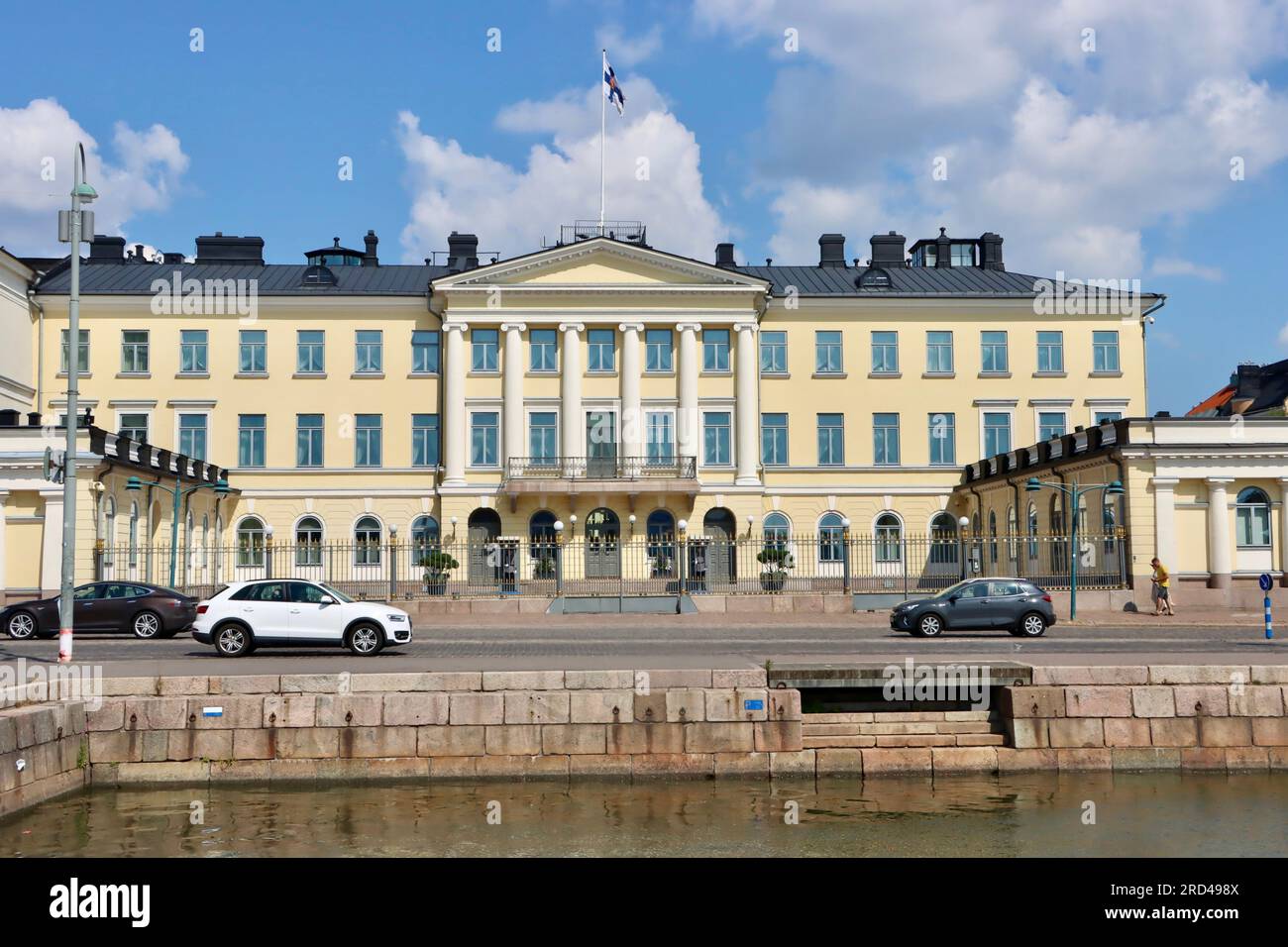 Finnish President's Palace (Presidentinlinna), Helsinki, Finland Stock Photo