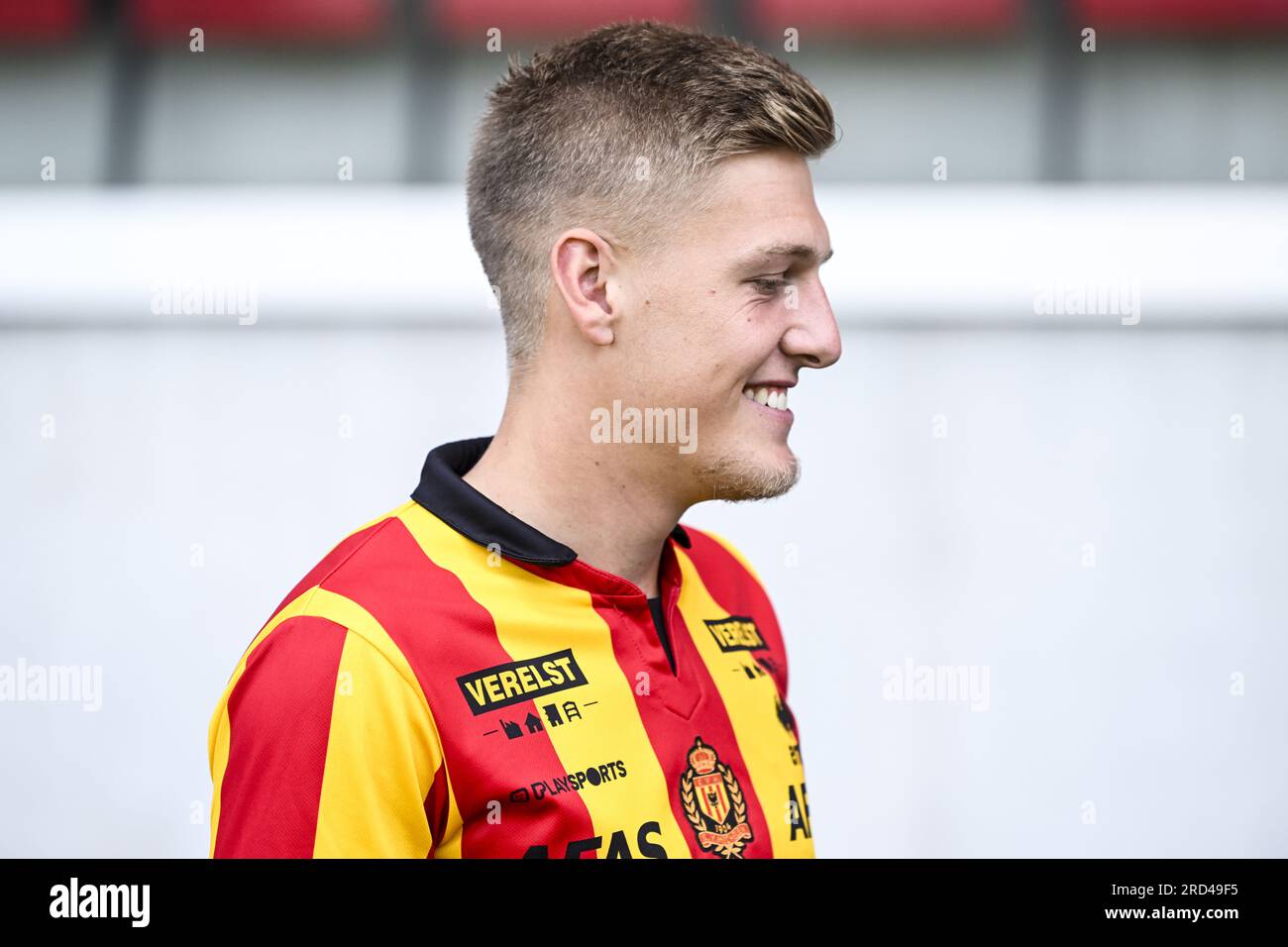 Club's team manager Michael Vijverman poses for a team picture, at the  2021-2022 photoshoot of Belgian Jupiler Pro League club Club Brugge,  Thursday 1 Stock Photo - Alamy