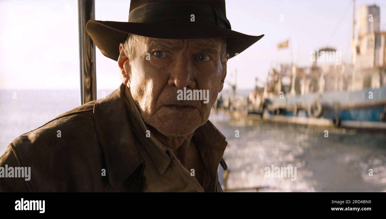 Indiana Jones and the Dial of Destiny 2023  Harrison Ford Stock Photo