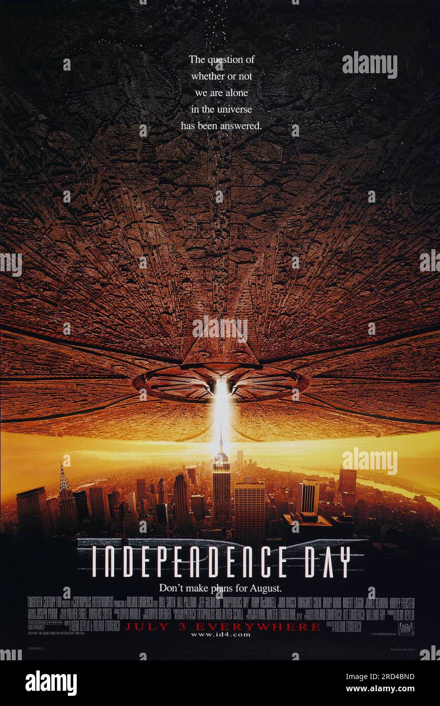 Independence Day poster Stock Photo