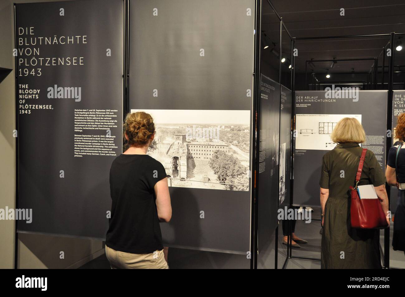 Berlin, Germany. 18th July, 2023. A Czech-German exhibition about the executions at Berlin's Plotzensee Nazi prison and the Czech victims killed there was opened at the Memorial to the German Resistance in Berlin today, on Tuesday, July 18, 2023. The German section focuses on the mass executions of September 1943. Credit: Zapotocky Ales/CTK Photo/Alamy Live News Stock Photo