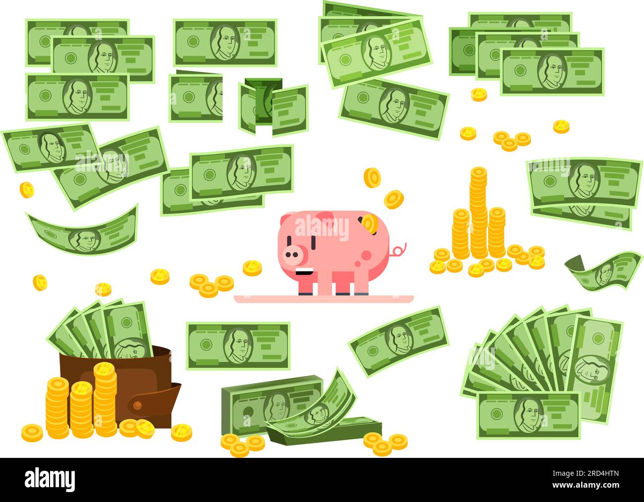 Money icon set Stock Vector Image & Art - Alamy