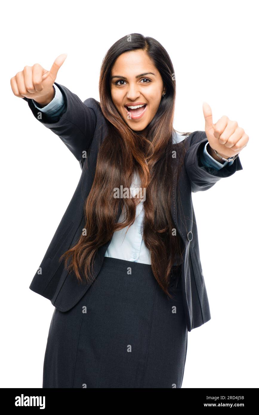 Indian thumbs up hi-res stock photography and images - Alamy