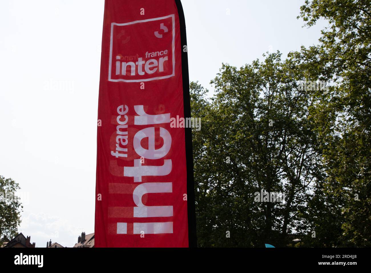 Bordeaux , France - 07 01 2023 : france inter logo and text sign of french radio broadcaster network France public service Stock Photo