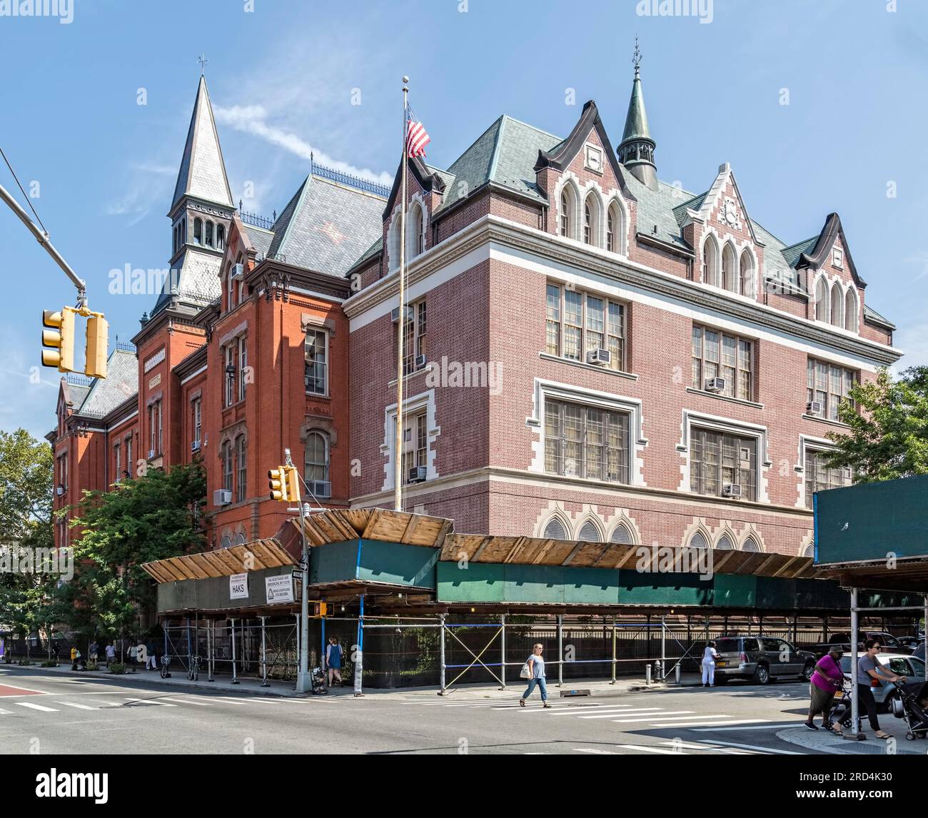 Bedford Stuyvesant: Historic landmark Girls High School, Victorian ...