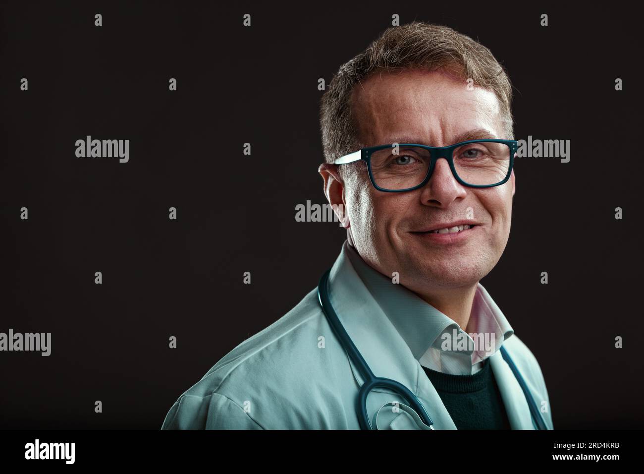 Middle aged doctor deeply hi-res stock photography and images - Alamy