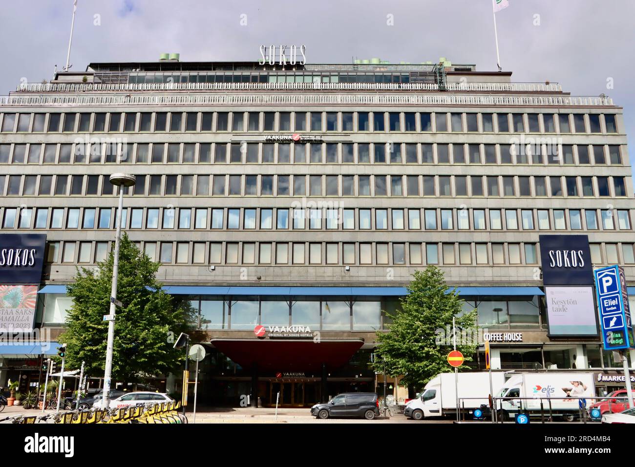 Hotel Vaakuna, a Sokos group hotel across the main railway station in Helsinki, Finland Stock Photo