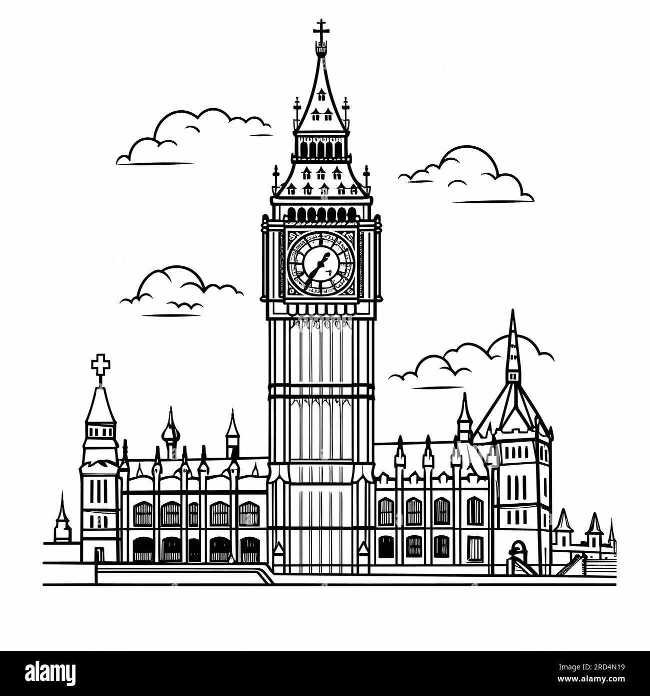 Big Ben drawing | Pencil Sketching Tutorial