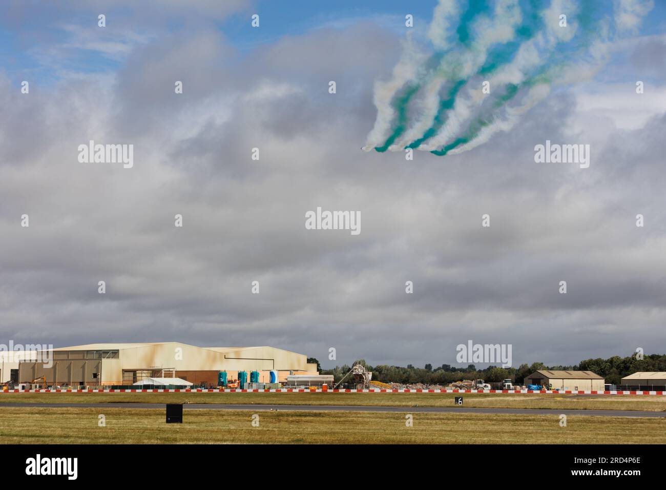 Royal International Air Tattoo, RAF Fairford, 16 July 2023.  The 3rd and final day of the airshow. Stock Photo