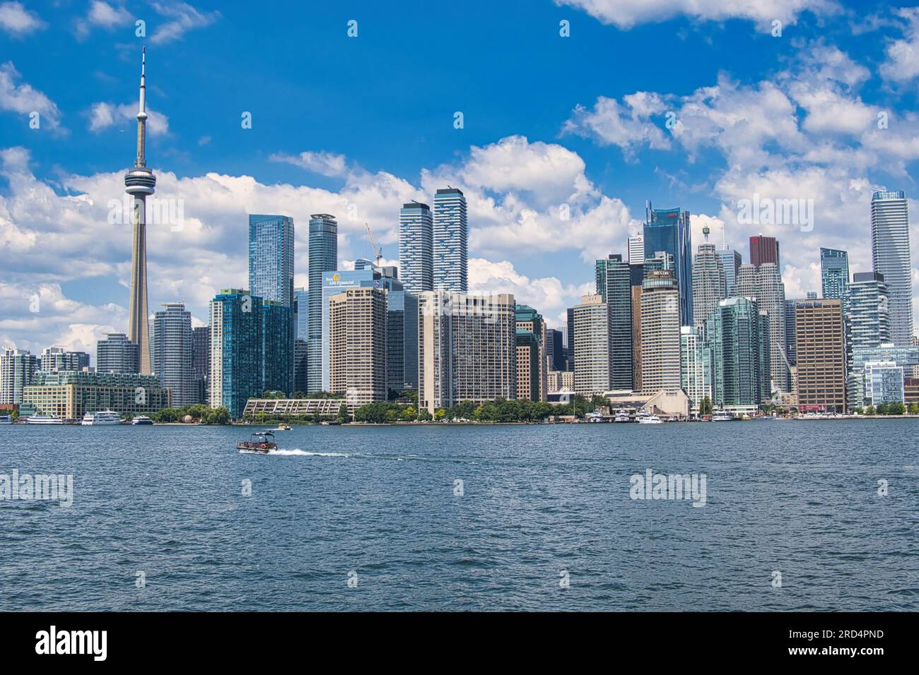 Toronto City Skyline Ontario Canada Stock Photo - Alamy