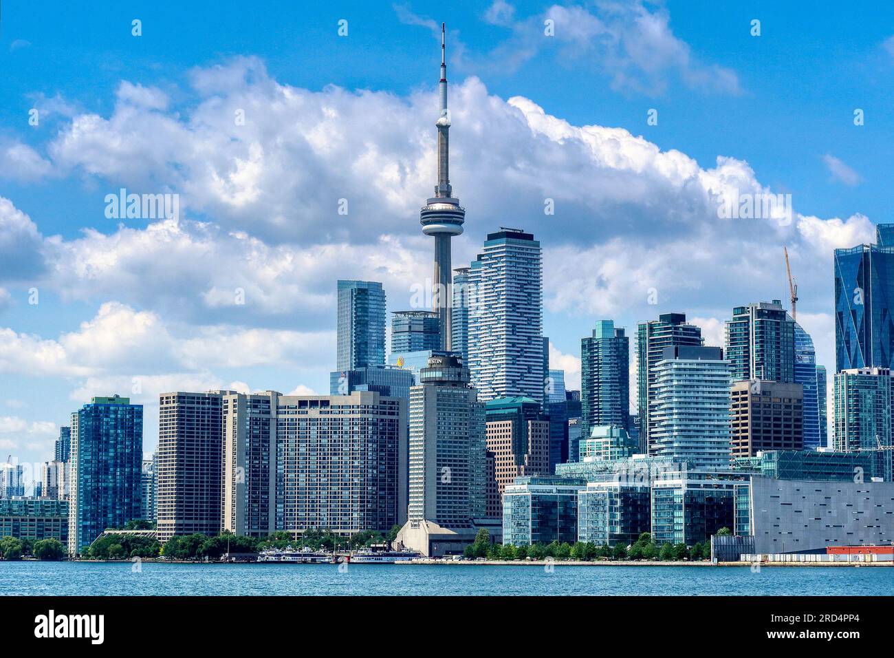 Toronto City Skyline Ontario Canada Stock Photo