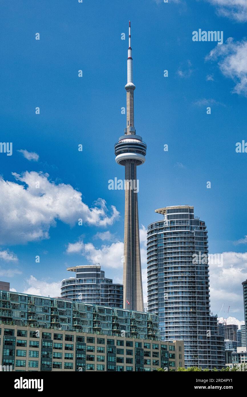 Toronto City Skyline Ontario Canada Stock Photo