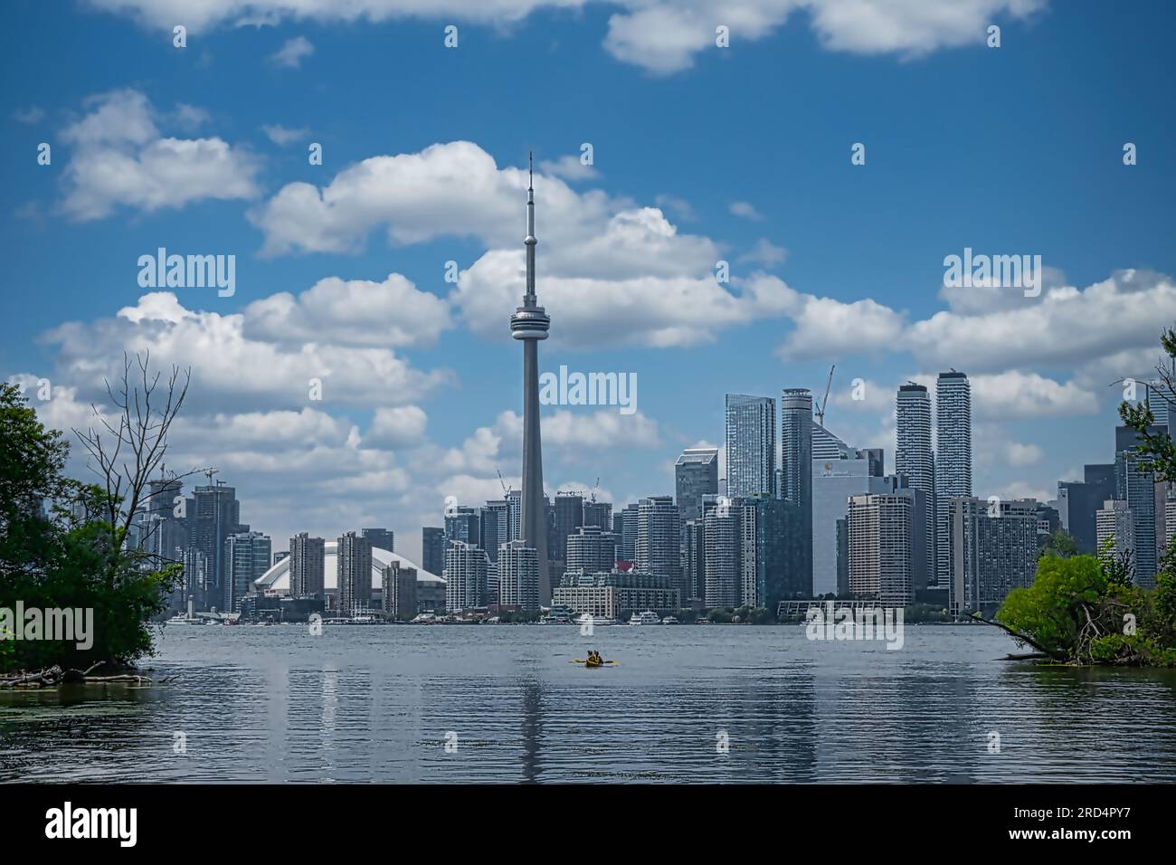 Toronto City Skyline Ontario Canada Stock Photo