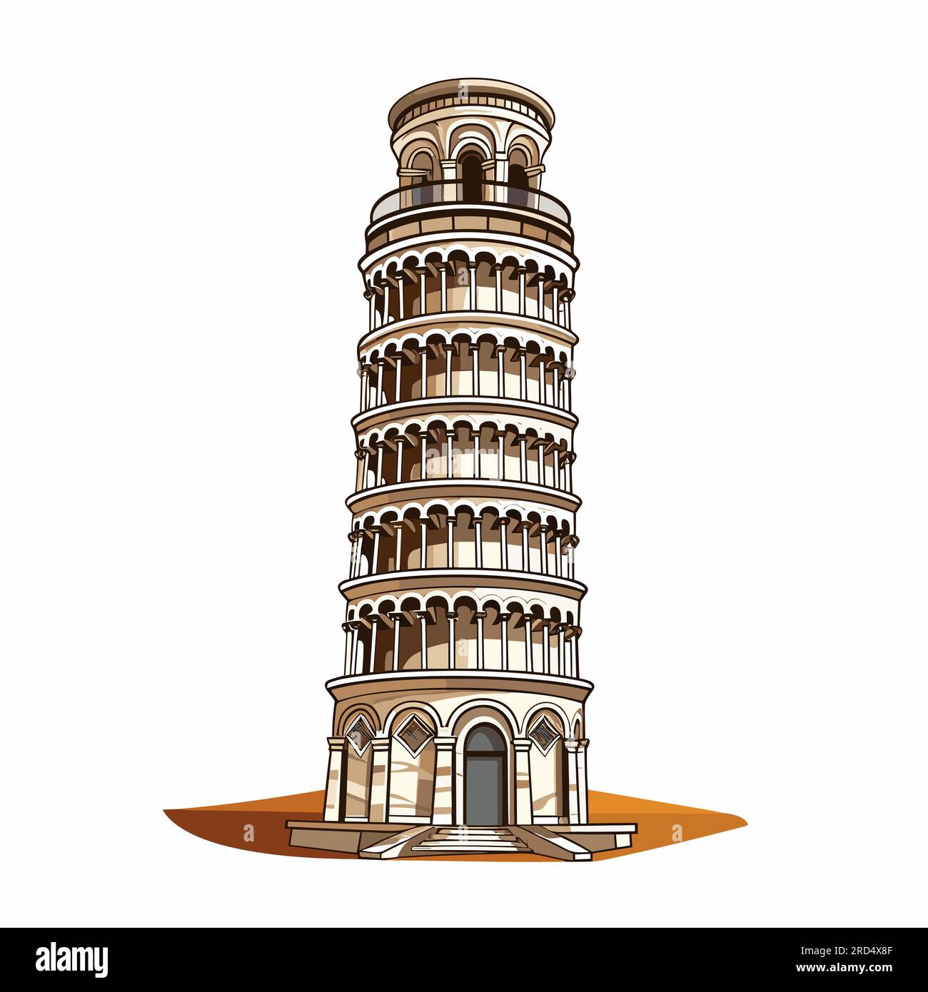 Leaning Tower Pisa Illustration Stock Illustrations – 2,473 Leaning Tower  Pisa Illustration Stock Illustrations, Vectors & Clipart - Dreamstime