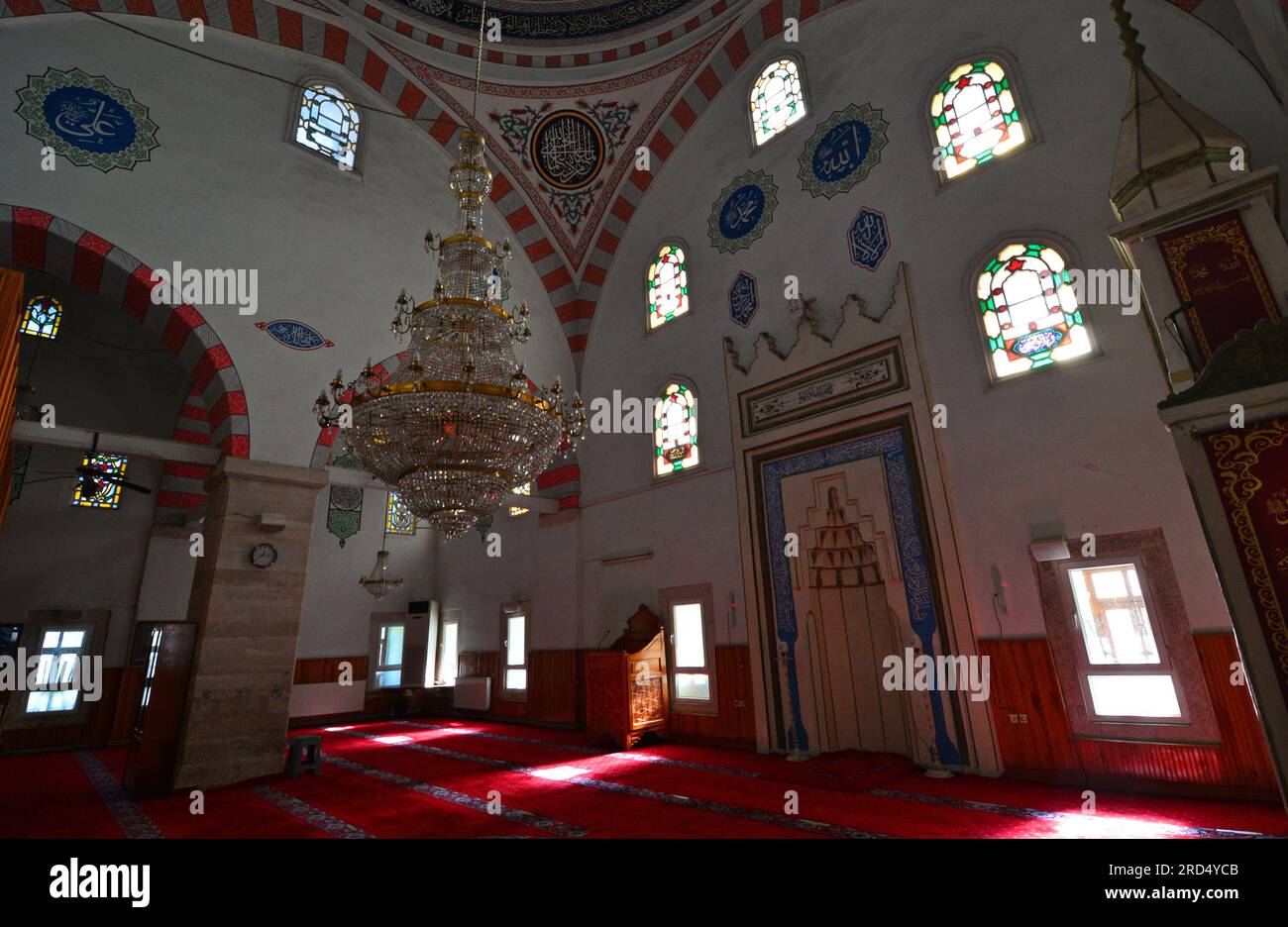 Guzelce Hasan Bey Mosque in Hayrabolu, Turkey, was built in 1499 Stock ...