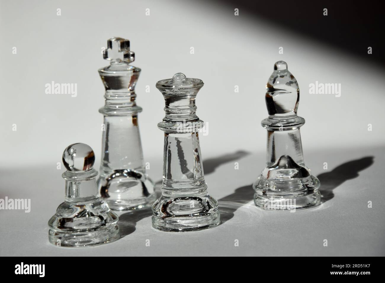 Glass Chess Pieces Bishop