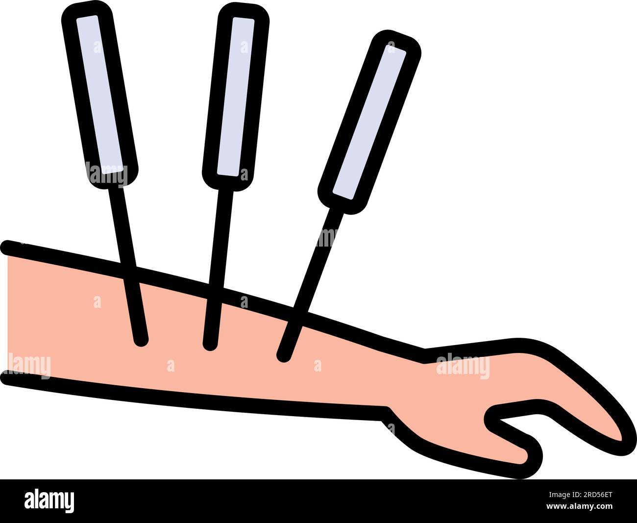 Acupuncture points Cut Out Stock Images & Pictures Alamy