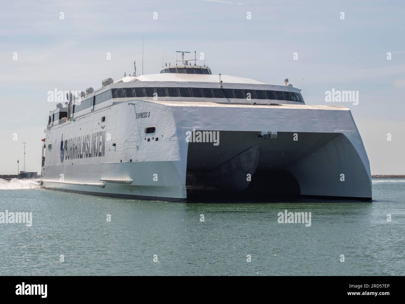 The Bornholm line's ferry Express 5 is the world's largest catamaran ferry and operates the line