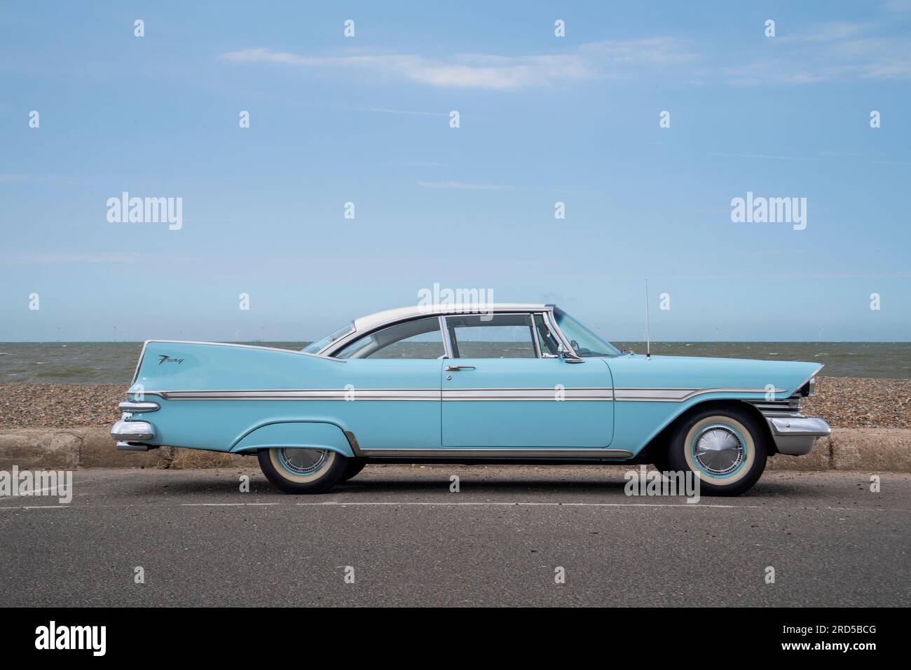 1959 Plymouth Fury full size classic American family car Stock