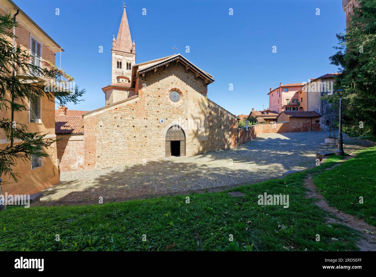 Church, Chiesa di San Giovanni, Saluzzo, Province of Cuneo, Piedmont, Italy Stock Photo