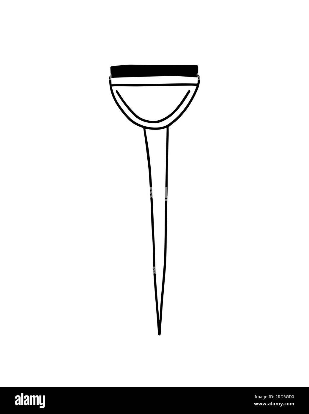 Doodle hair dye brush Stock Vector Image & Art Alamy