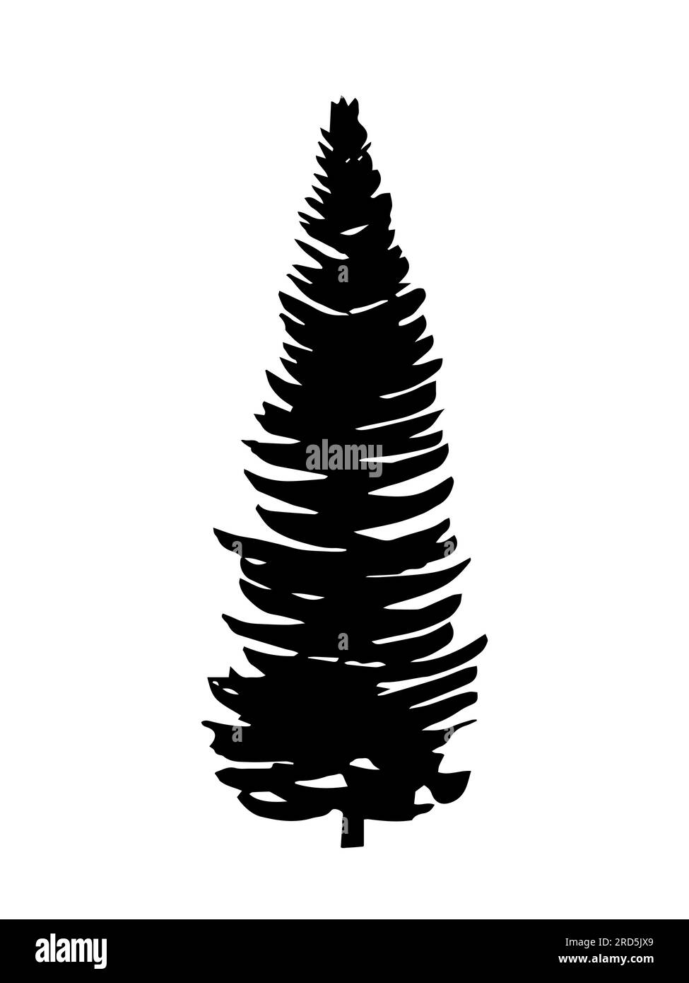 fir tree vector Stock Vector Image & Art - Alamy
