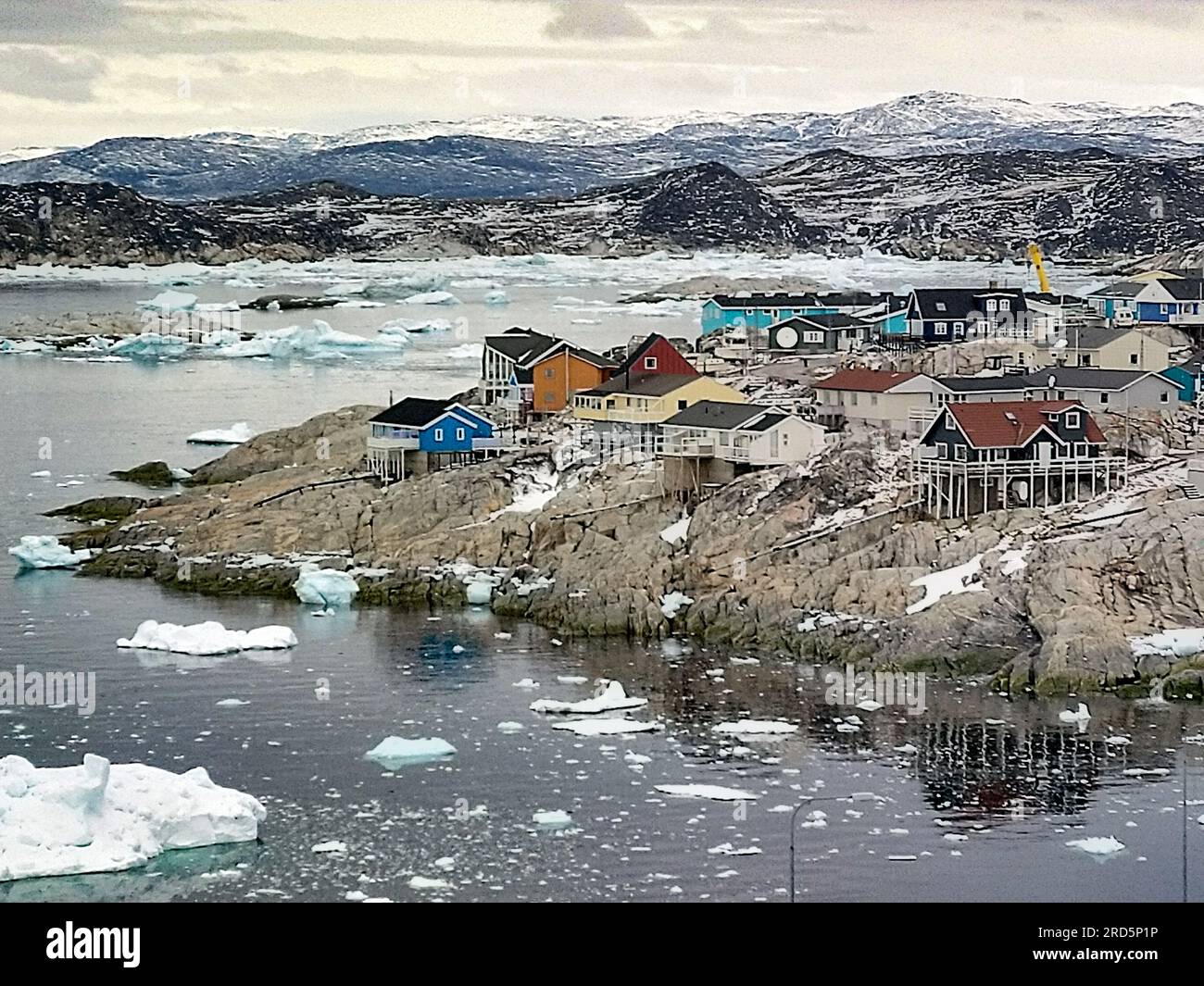 Ilulissat Small Village In Greenland With Famous Ilulissat Icefjord 