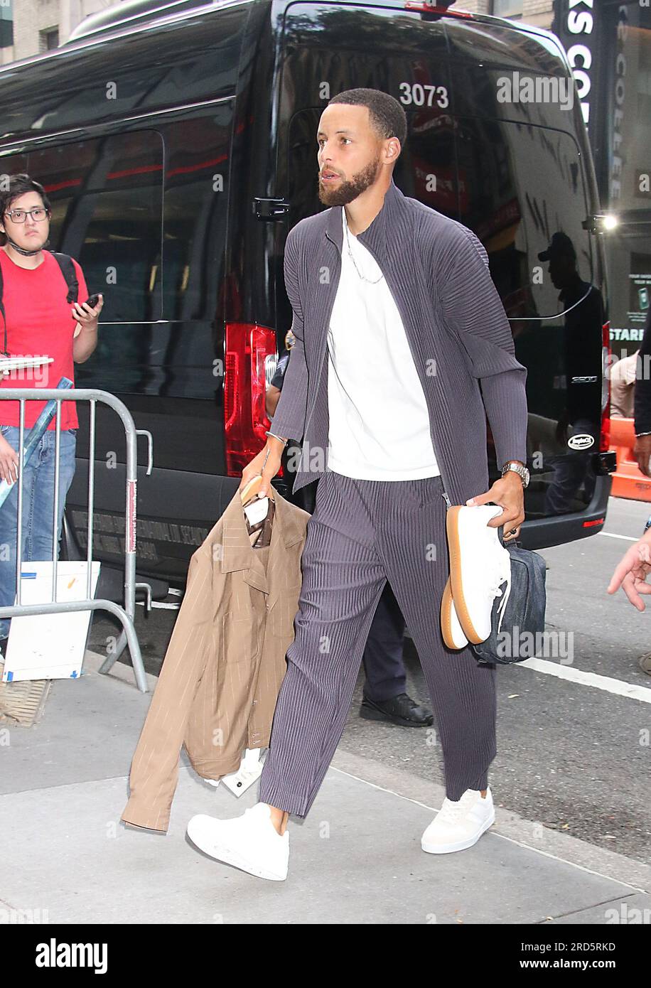 New York, NY, USA. 18th July, 2023. Stephen Curry seen at NBC's Today Show  in New York City on July 18, 2023. Credit: Rw/Media Punch/Alamy Live News  Stock Photo - Alamy