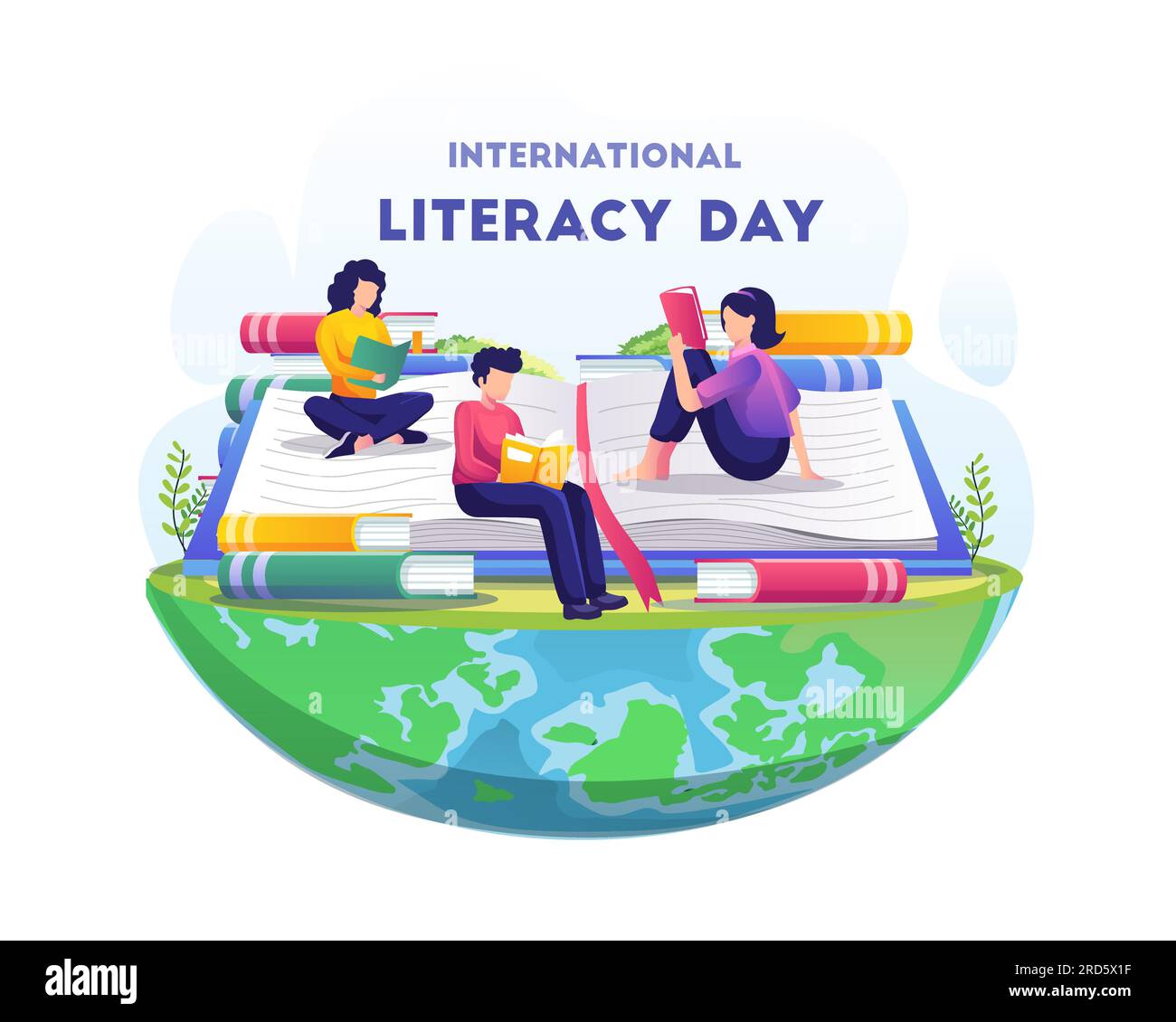 World Literacy Day. People celebrate Literacy Day by reading books