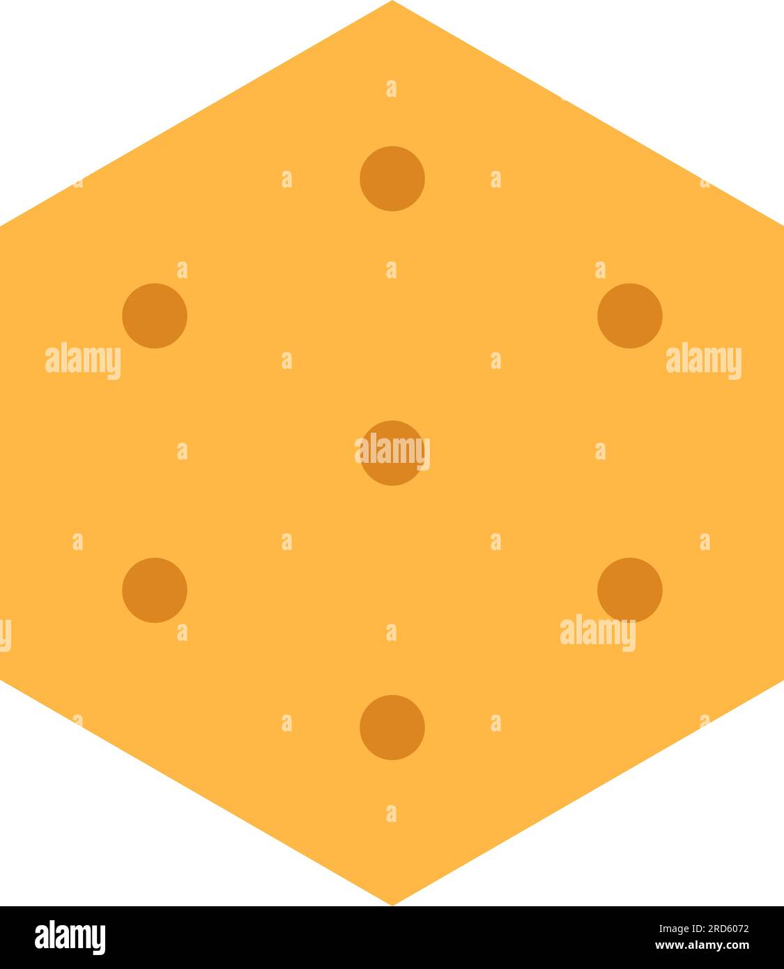 Crispy cheese cracker isolated on white background. Salted crunchy meal