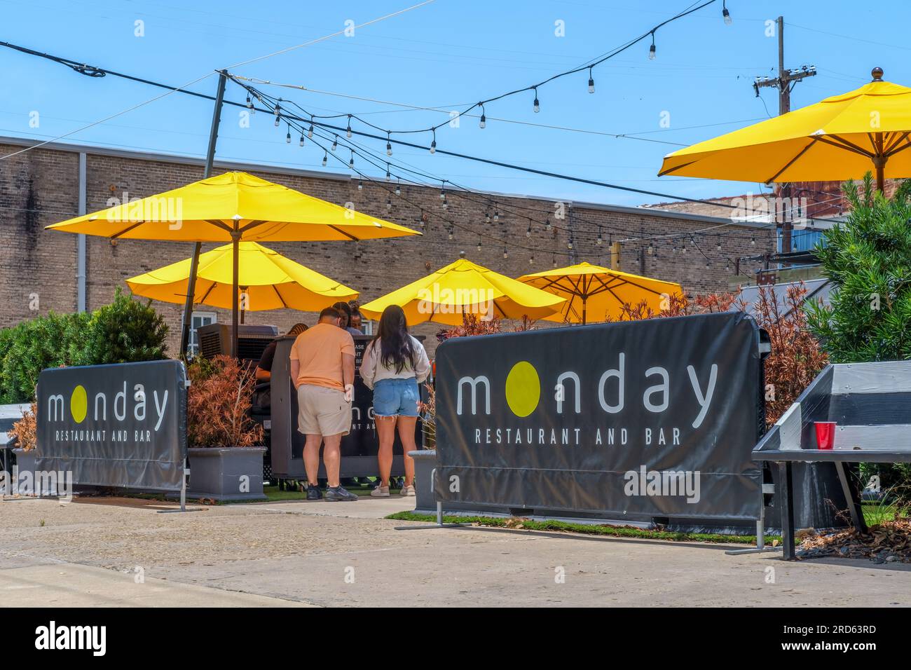 NEW ORLEANS, LA, USA - JULY 15, 2023: Monday Restaurant and Bar on