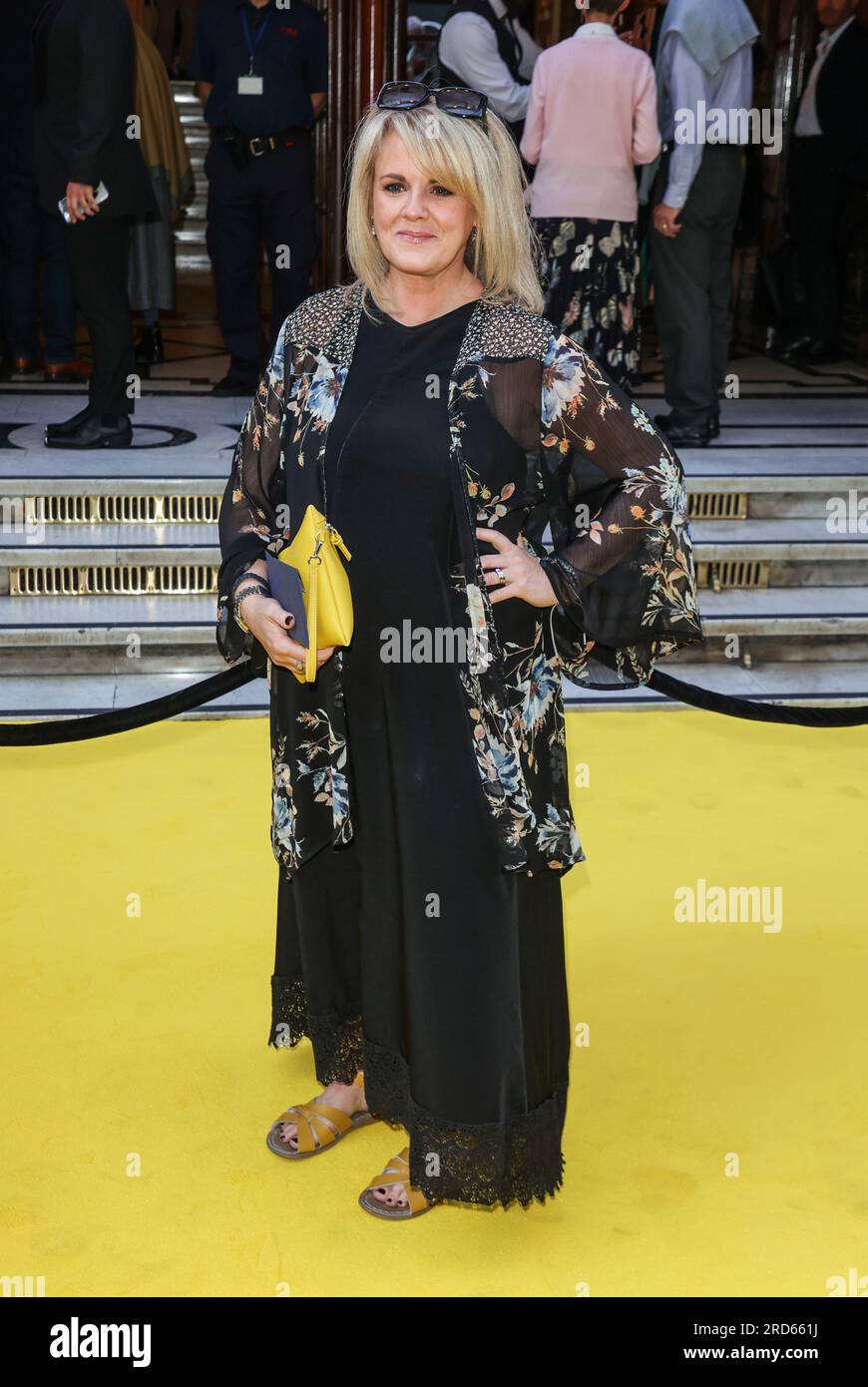 London, UK. 06th July, 2023. Sally Lindsay seen attending the press night for "The Wizard of Oz" at the London Palladium. Credit: SOPA Images Limited/Alamy Live News Stock Photo - Alamy London, UK. 06th July, 2023. Sally Lindsay seen attending the press night for "The Wizard of Oz" at the London Palladium. Credit: SOPA Images Limited/Alamy Live News Stock Photo - Alamy