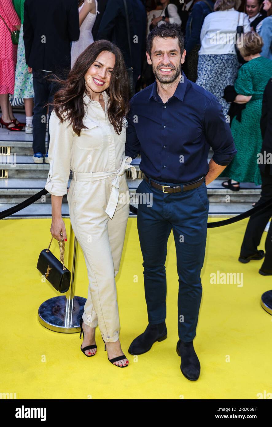 London, UK. 06th July, 2023. Liz Marsland and Kelvin Fletcher seen