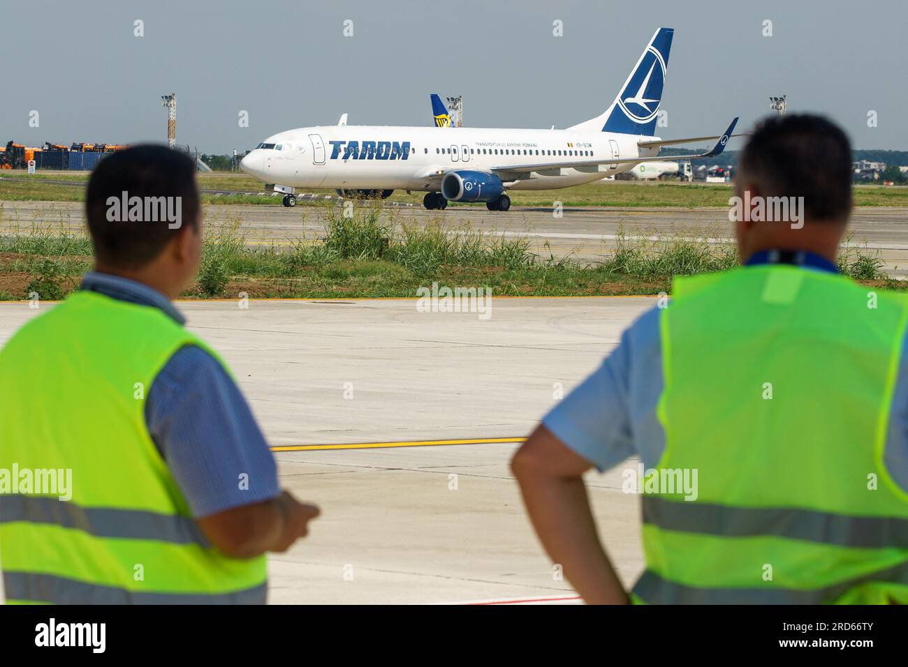 Otopeni, Romania. 18th July, 2023 Tarom flight RO382 from Paris to