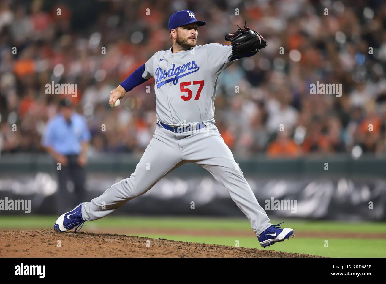 Baltimore, United States. 17th July, 2023. Los Angeles Dodgers' pitcher ...