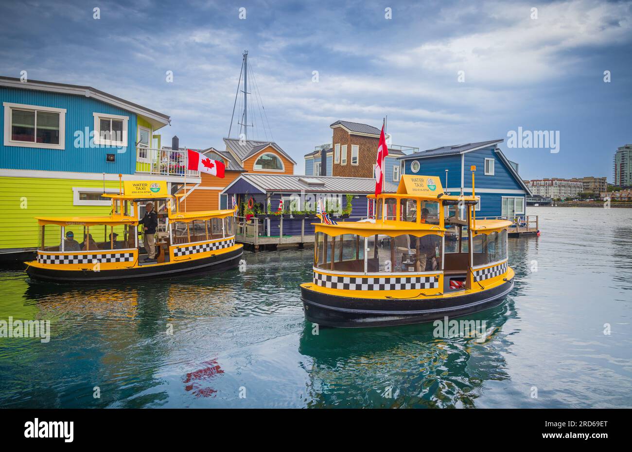 Victoria is the capital city of British Columbia, Canada and is located on the southern tip of Vancouver Island off Canada's Pacific coast. Stock Photo