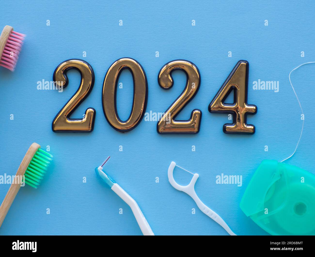 2024 and dental concept Stock Photo Alamy