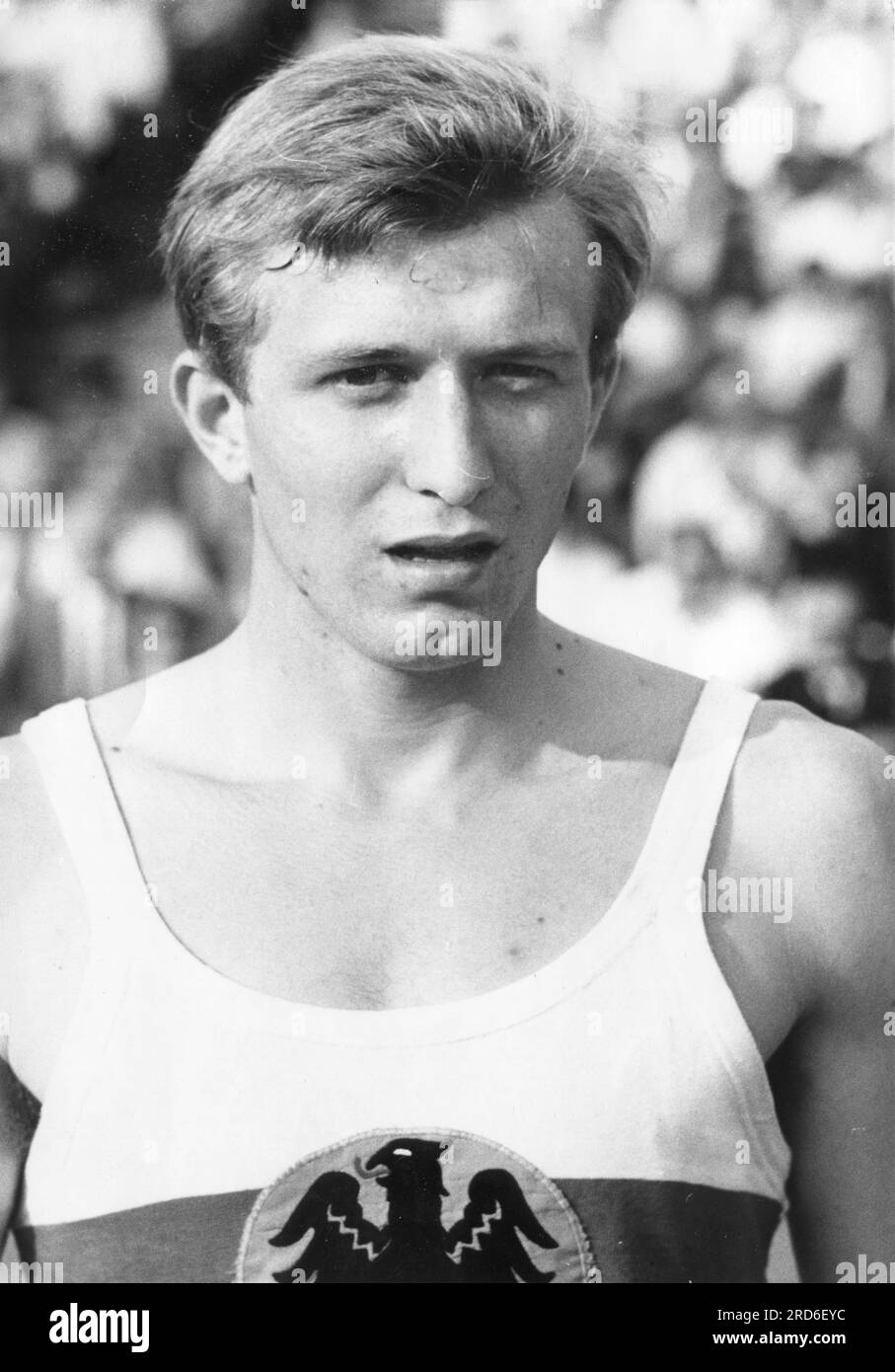 Wucherer, Gerhard, * 11.2.1948, German athlete, 1969, ADDITIONAL-RIGHTS-CLEARANCE-INFO-NOT-AVAILABLE Stock Photo