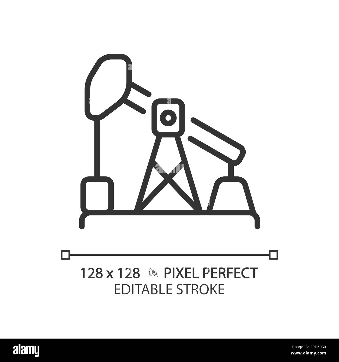Oil pump linear icon Stock Vector Image & Art Alamy