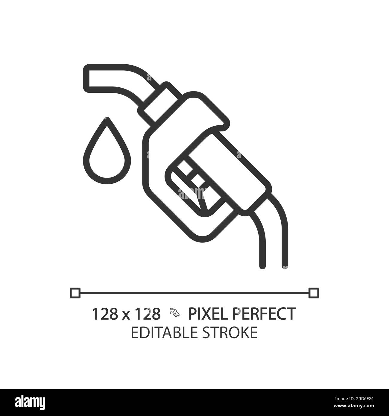Fuel dispenser filling nozzle Stock Vector Images - Alamy