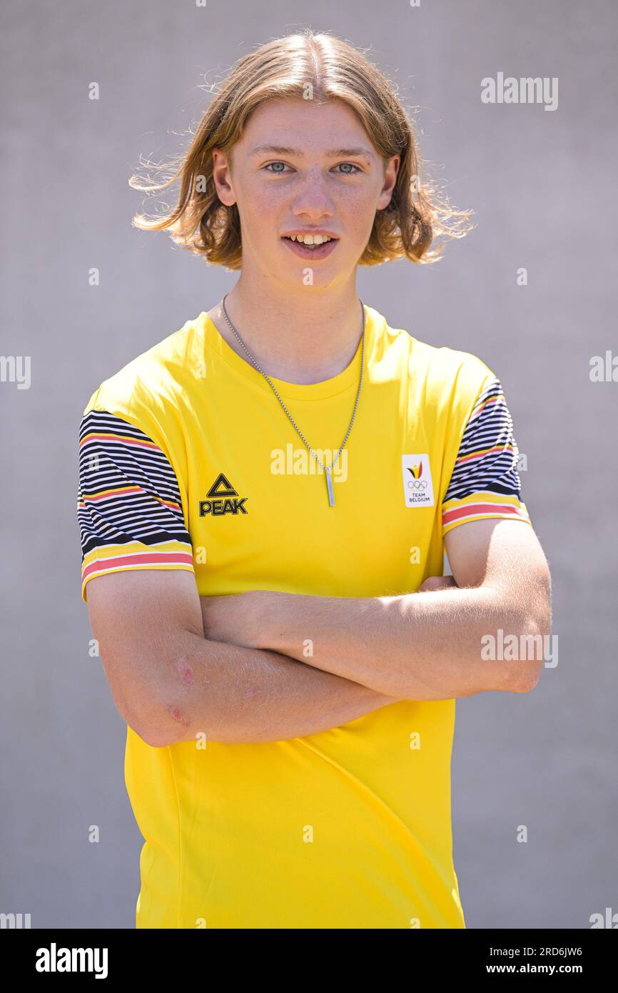 gent-belgium-18th-july-2023-belgian-athlete-thibaut-van-damme-poses