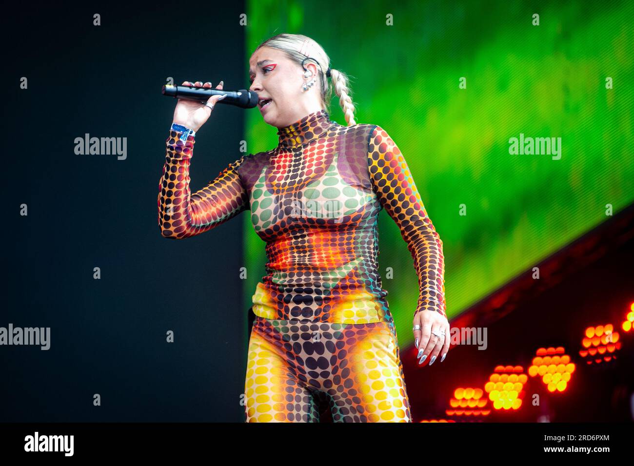 London, UK July 2nd, 2023 Caity Baser performing at American Express