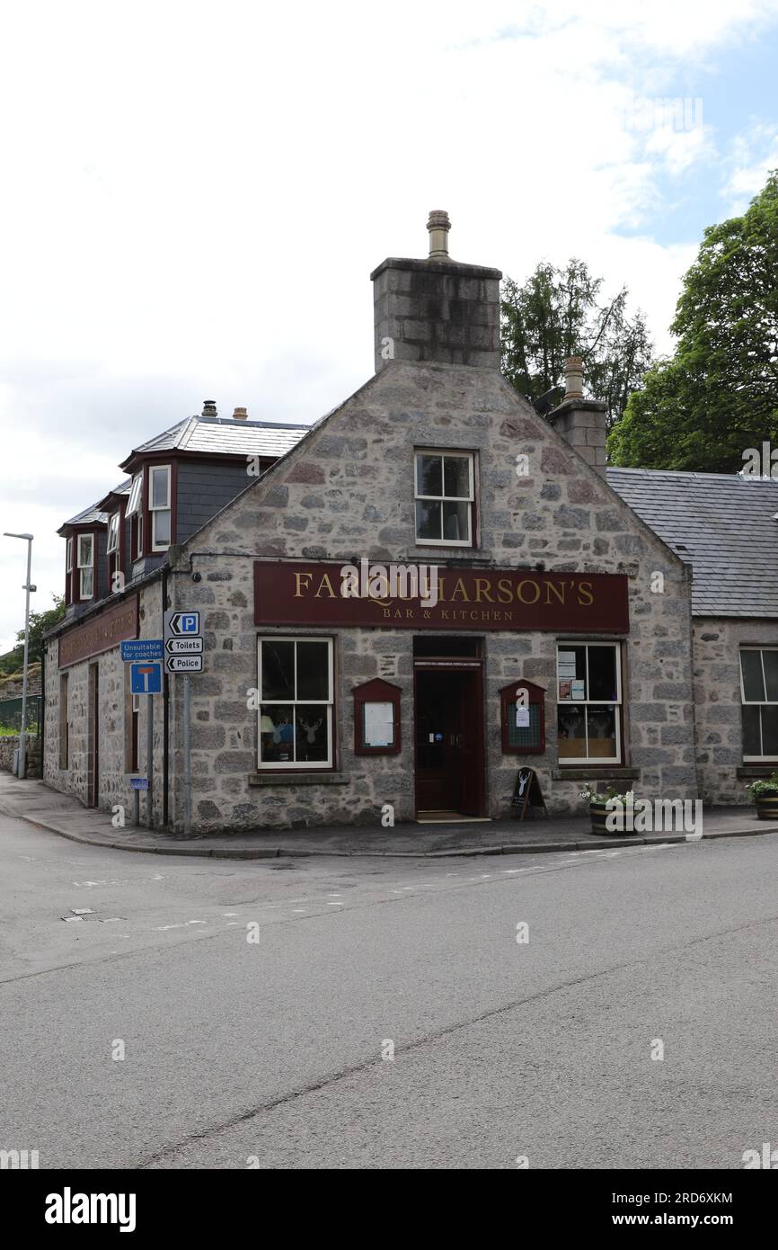 Braemar street scene Scotland July 2023 Stock Photo Alamy