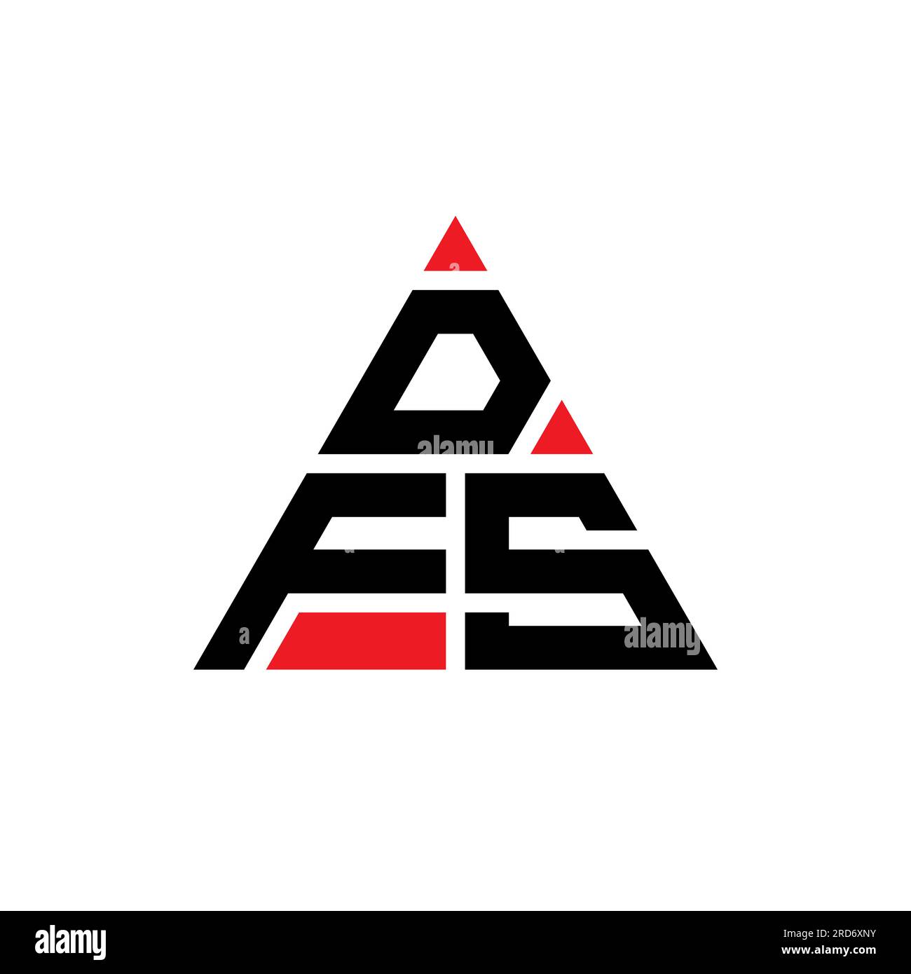DFS triangle letter logo design with triangle shape. DFS triangle logo  design monogram. DFS triangle vector logo template with red color. DFS  triangul Stock Vector Image & Art - Alamy