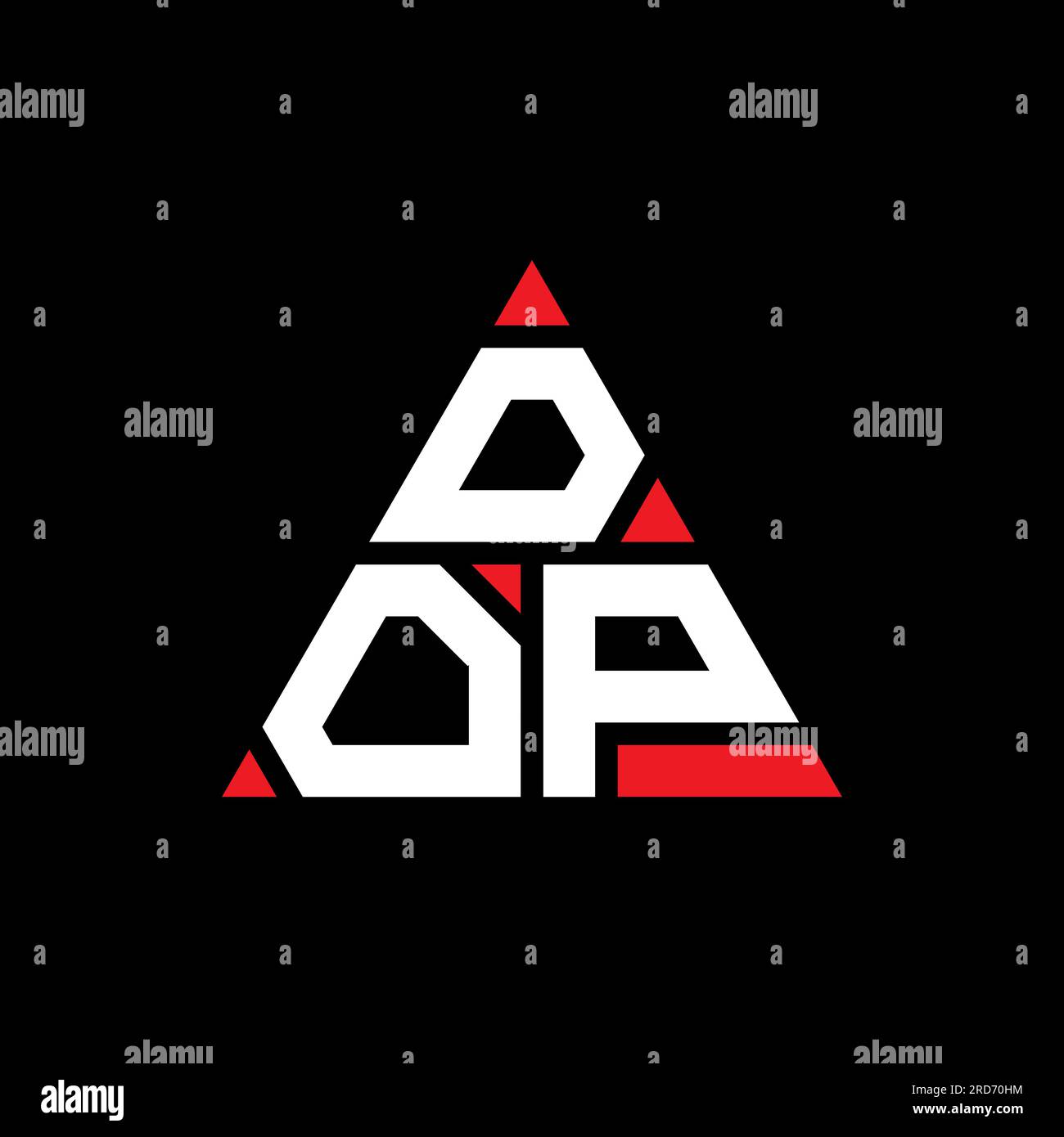 DOP logo. DOP letter. DOP letter logo design. Initials DOP logo