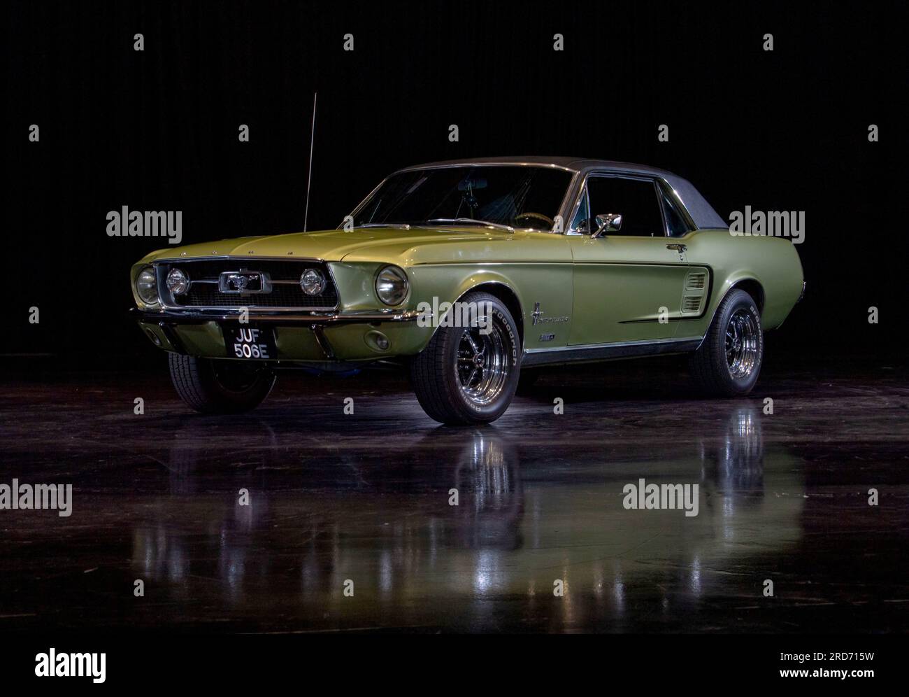 1967 1st generation Ford Mustang GT  classic American muscle car Stock Photo