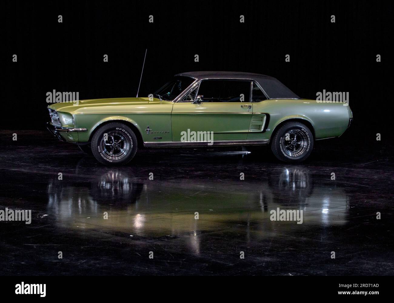 1967 1st generation Ford Mustang GT  classic American muscle car Stock Photo