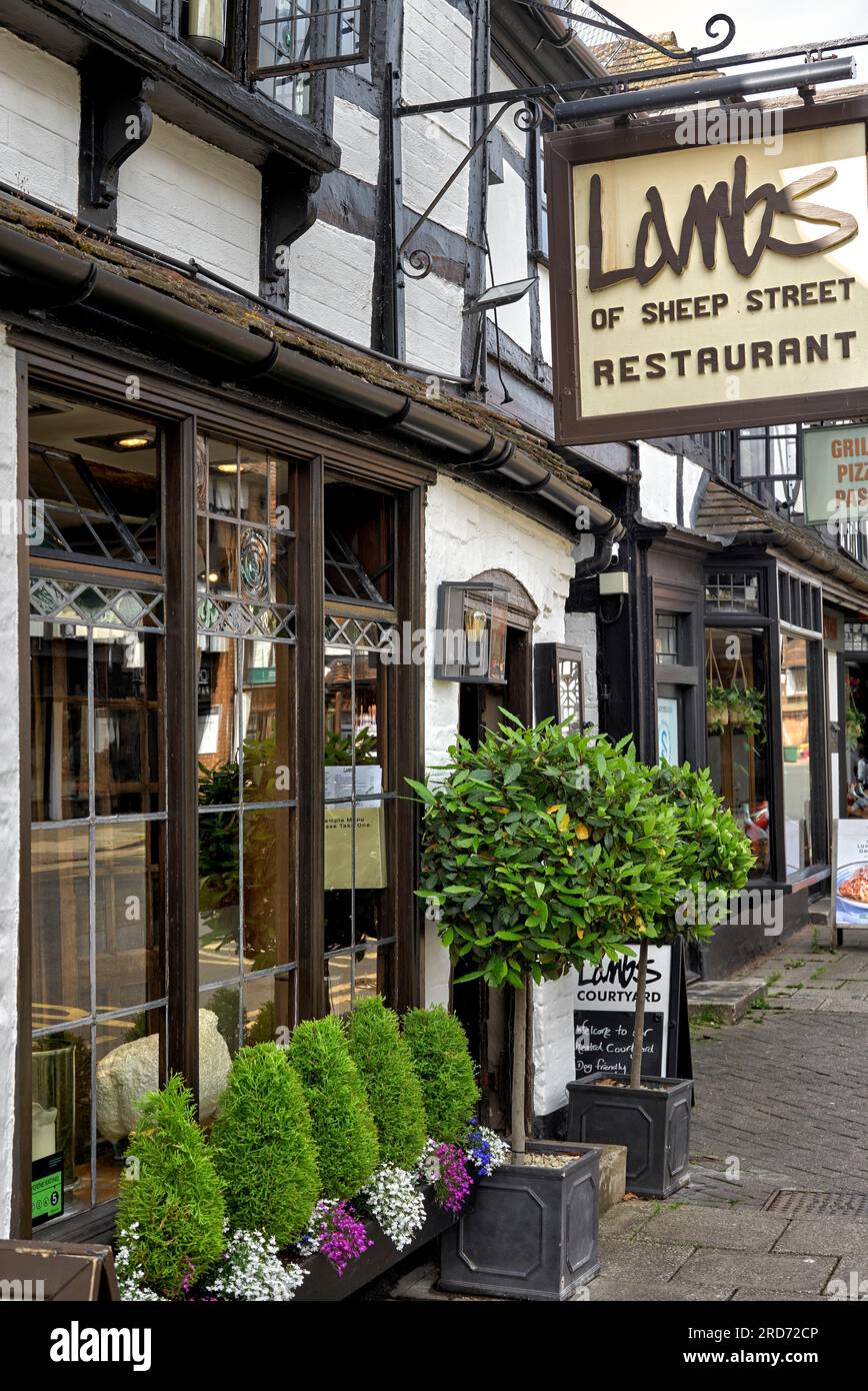 Lambs restaurant, Sheep Street, Stratford upon Avon, England, UK Stock