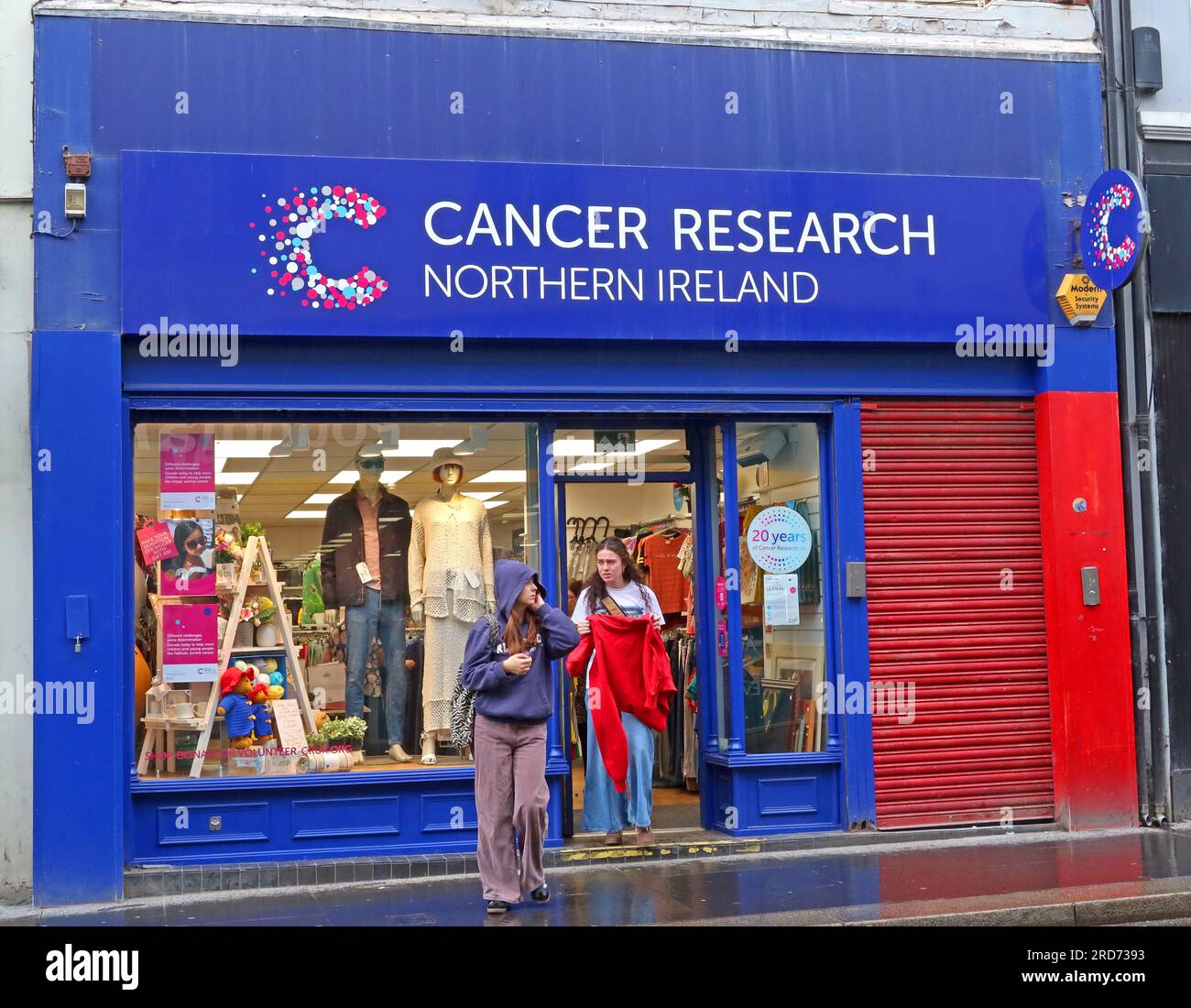 Cancer research Northern Ireland, 19 Ferryquay St, Londonderry, NI, UK,  BT48 6JB Stock Photo